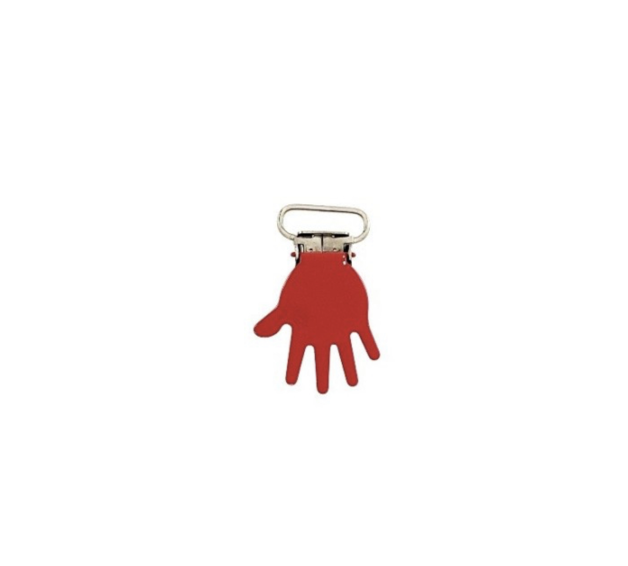 Clip De Suspensor Mano 20mm Roja