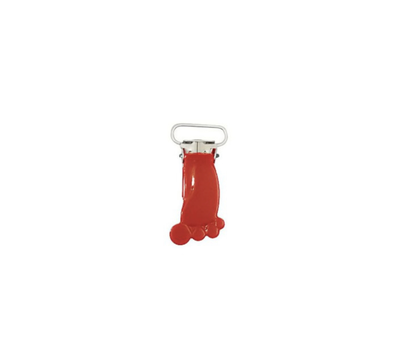 Clip De Suspensor Pie 20mm Rojo