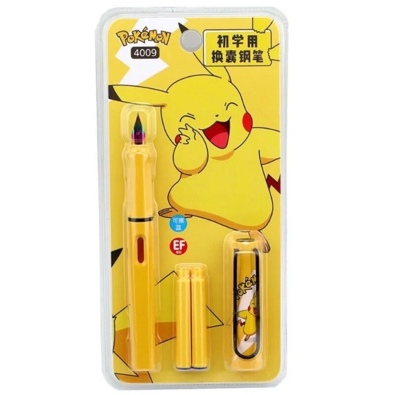 lapiz plumas de pikachu pokemon